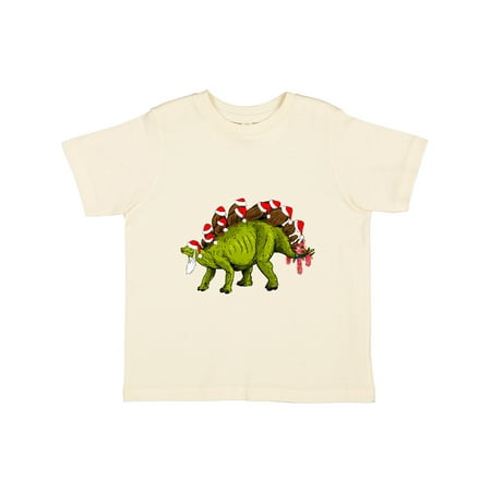 

Inktastic Santa-Stego-Saurus Gift Toddler Boy or Toddler Girl T-Shirt