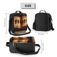 thumbnail image 2 of Honeii Vintage Family History Book Print Insulated Lunch Bag, Reusable Lunch Box for Adult, Leakproof Cooler Bag for Work Office Travel Picnic, 2 of 7