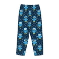 thumbnail image 5 of Haiem Blue Owl Women's Pajama Pants Ultra Lightweight Pjs Bottoms Sleepwear Bottom Pants With Pocket Drawstring-Small, 5 of 7