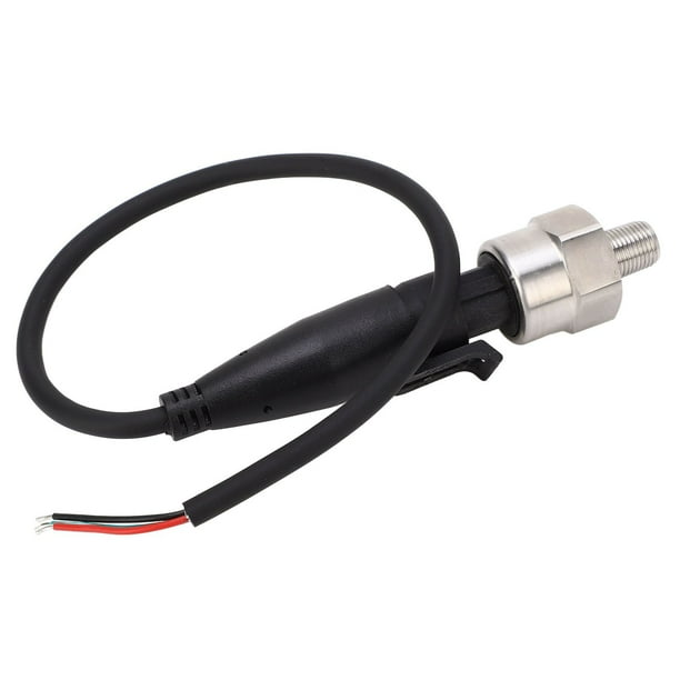 Transductor De Presión Sensor De Presión De Aceite De Combustible De Aire, 1/8 Pulgadas 27NPT Rosca 40Mpa Transductor De Presión Transmisor De Sensor Emisor Con Protección Contra Sobretensiones Para A