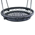thumbnail image 2 of Web Riderz Outdoor Backyard 600-Pound Capacity Nylon Rope Basket Hammock Swing, 2 of 6