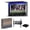 Gray Wood, variant on Advwin Outdoor TV Enclosure for TVs Up to 55", Weatherproof Wood TV Cabinet with Full Motion TV Wall Mount, Waterproof Cover & LED Lights for Patio, Poolside, Porch & Backyard, Dark Wood