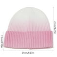 thumbnail image 2 of Jamicy Knitted Hat for Women Soft Unisex Tie Dye Cuffed Winter Beanie Hat Colorful Warm Soft Knit Skull Cap for Men Women, 2 of 2