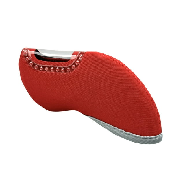 Golf Club Head Cover Simple Sand Wedge transparent Irons Covers Protector Golf Iron Head Headcover Golf Accessories 1pc Red