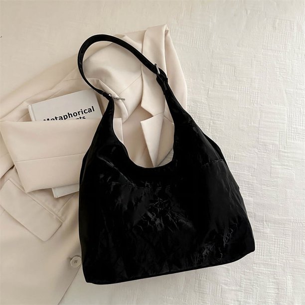 Bolso de hombro de piel suave de gran capacidad, bolso informal para mujer, nuevo bolso de mano de moda para mujer 2025