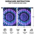 thumbnail image 2 of Blackout Kids Curtains,Blue Purple Tie Dye Mandala Pattern Childrens Insulated Curtains Set Of 2,Bedroom Essentials,Toddler Room Decor 42"x54", 2 of 5