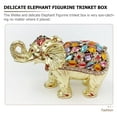 thumbnail image 3 of YSNOOWE Estuche Con Bisagra Para Joyas Con Estatua De Elefante En Aleación Resistente Y, 3 of 8