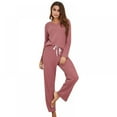 thumbnail image 2 of Sunsent Women's Comfortable Pajama Sets Soft Long Sleeve Top & Pants Sleepwear Pjs Sets, 2 of 7