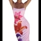 thumbnail image 2 of Vestido Floral para Mujer, Verano 2025, con Tirantes Finos, Ajustado, de , para Vacaciones en la Playa. Rosa M, 2 of 10