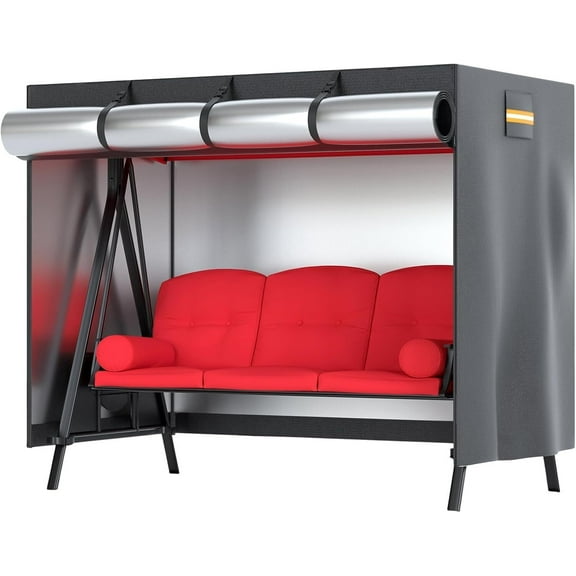 Outdoor Swing Cover 3 Triple Seater Waterproof Patio Swing Canopy Cover us