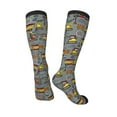 thumbnail image 4 of Balery Funny Construction Fun Novelty Socks Men'S Women'S Crew Socks Funny Crazy Novelty Socks Quirky And Cool Socks, 4 of 9