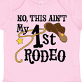 thumbnail image 4 of Inktastic No, This Ain't My 1st Rodeo Cowboy Hat and Lasso Boys or Girls Baby Bodysuit, 4 of 5