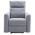 thumbnail image 2 of Bedroom Resting Sofa Soft Surface Sofa with Four Removable Armrests and Two Backrests - Gray, 2 of 8