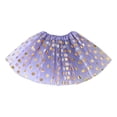 thumbnail image 3 of QTSHPN Ballet Skirt Childrens Half Body Dance Dress Golden Polka Puffy Girls Fashion Long Skirts for Girl Light Purple One Size, 3 of 3