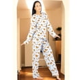 thumbnail image 4 of Set De 2 Pijamas Afelpadas Unitalla Mujer Polar Pantalón Sudadera Ropa Invierno, 4 of 5