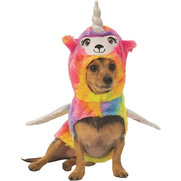 Llamacorn Female Pet Mythical Creature Rainbow Halloween Costume-M