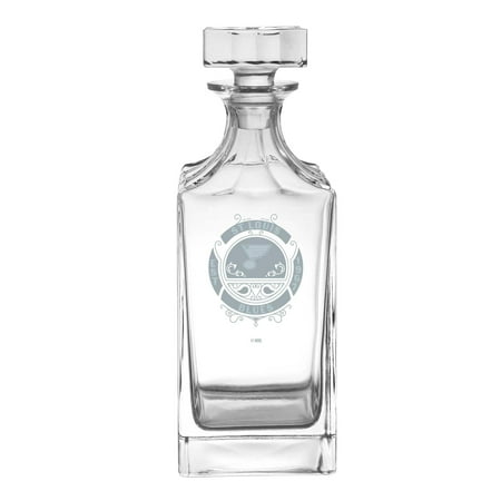 

St. Louis Blues 23.75oz. Frost Baroque Glass Decanter