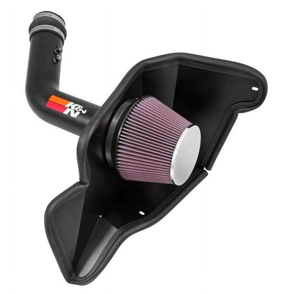 K&N Cold Air Intake Kit: High Performance, Guaranteed to Increase Horsepower: 2015-2017 FORD (Mustang) 69-3536TTK