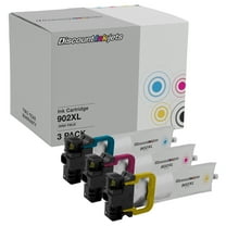 DI Ink Cartridges for Epson 902XL 902 XL HY (Cyan, Magenta, Yellow, 3-Pack) Compatible with WorkForce Pro: WF-C5210, WF-C5290, WF-C5710, WF-C5790, WF-C5790DW
