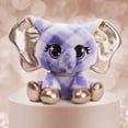 thumbnail image 4 of P.Lushes Designer Fashion Pets Ella L’Phante Elephant Premium Stuffed Animal, Blue and Gold, 6”, 4 of 6