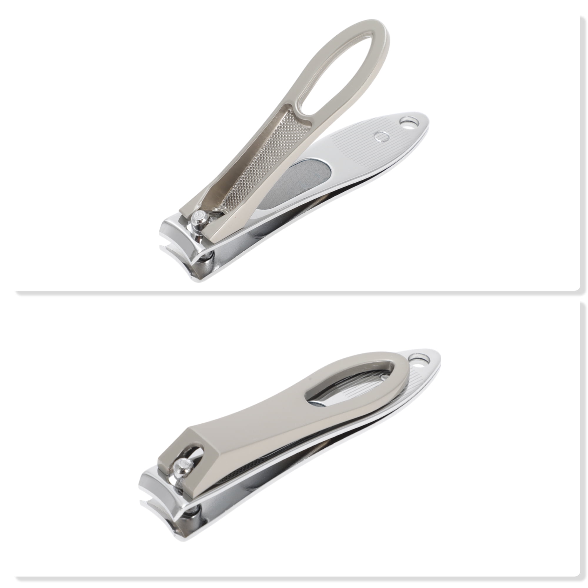 Unique Bargains 3pcs Portable Nail Clippers Set with Ergonomic Design 3.15"
