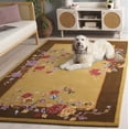 thumbnail image 3 of Safavieh Metro Nixon Floral Area Rug, Gold/Brown, 5' x 8', 3 of 11
