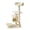 3 Layers-beige, variant on 55" Multi-Level Cat Tree with Condo, Hammock, Scratching Posts & Platform