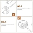 thumbnail image 2 of WASHWEPE 1Pack Car Interior Ornaments Zinc Alloy Crystal 34.0x3.0x0.5in, 2 of 8