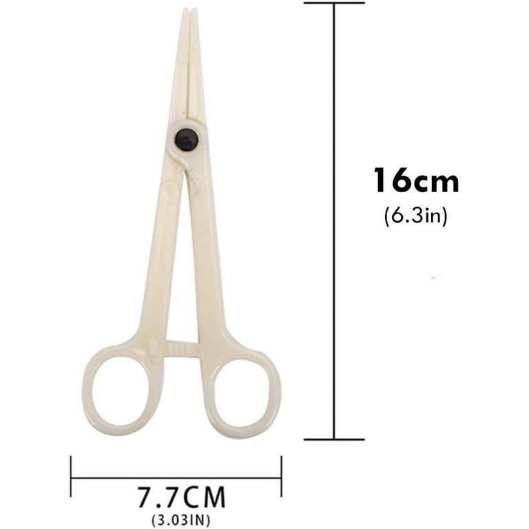 25pcs Disposable Piercing Clamps Sterile Round Open Plier Ear Nose Body  Piercing Tools for Piercing Tattoo Supplies