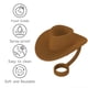 thumbnail image 3 of Tapa de pajita para taza de 30 a 40 oz, tapa de pajita de silicona, sombrero de vaquero, accesorios para vaso de 10 mm, 0,4 pulgadas, lindos regalos para mujeres, 3 of 5