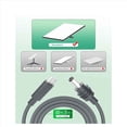 thumbnail image 3 of 5X para Mini Cable 10FT Mini USB C A CC Cable de Alimentación Cable 100W Entrada USB Tipo C A CC Cable, 18AWG 3 Metros, 3 of 7