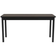 thumbnail image 4 of Correll 36"W x 72"D High Pressure Laminate Library Table in Walnut, 4 of 8
