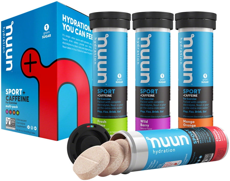 Photo 1 of Nuun Electrolyte Sport + Caffeine Energy Drink Tabs 4pk Mixed Flavors