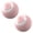 Pink, variant on BESTSKY 2Pcs Cat Toys for Indoor Cats,Soft Silicone Exterior Cat Ball Toy,Anti-Scratch and Tough Moving Cat Toy,Blue