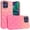 Orange /Pink, variant on For Motorola Moto G Stylus 5G 2025 Fashion Flower Design Sparkle Glitter Shimmer Rhinestone Bling Floral Accents, Leather Texture TPU Cover, XPM Phone Case [Orange /Pink]