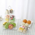thumbnail image 2 of Three Layer PP Fruit Tray Cake Stand Vegetable Storage plate Vegetable storage Rack Candy Plate Dessert Serving Tray, 2 of 7