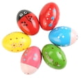thumbnail image 1 of 6 maracas de madera para huevos, juguetes educativos para rellenar calcetines navideños, maracas musicales de mano para carnaval, y bolsas de, 1 of 8