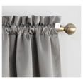 thumbnail image 2 of Sun Zero Easton Blackout Energy Efficient Rod Pocket Single Curtain Panel, 40 Inches x 63 Inches, Gray, 2 of 5