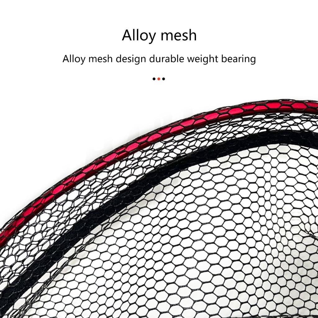 Yihuala Fishing Landing Net Telescopic Folding Fish Landing Net Telescoping Fishing Net for Saltwater and Freshwaters
