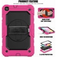thumbnail image 5 of Rugged Shockproof Protective Case with Kickstand and Shoulder Strap for Samsung Galaxy A7 10.4" 2020 Tablet (SM-T500/T505/T510), 5 of 5