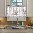 thumbnail image 4 of Cute Baby Elephants Kitchen Curtains 24 Inch Length Blackout Thermal Insulating Tier Curtains with Rod Pockets Short Curtains Home for Living Room/Bedroom Home Decor, 4 of 7