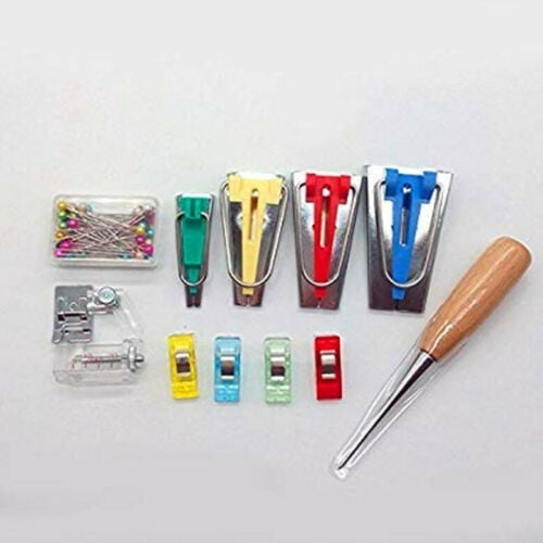 Sewing Machine Accessories Set Comprehensive Haberdashery Bias Rape Maker Kit Quilting Awl Binder Toot Case Tools