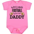thumbnail image 3 of Inktastic Watching Football with My Daddy Boys or Girls Baby Bodysuit, 3 of 5