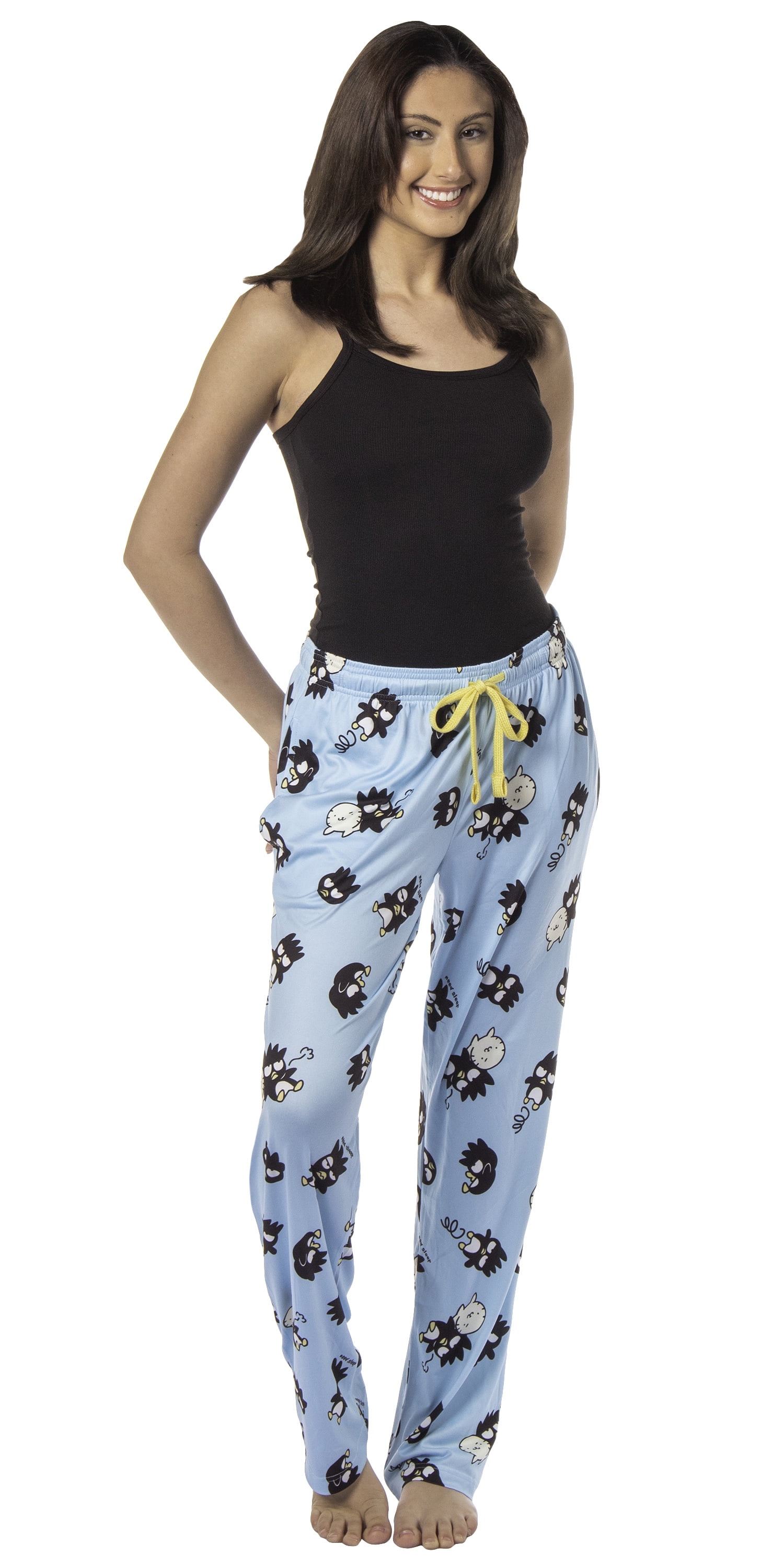 Women's Sanrio Hello Kitty And Friends Badtz Maru And Hana-Maru Adult Pajama Pants