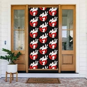 Ghostbusters Door Cover Decorated Banner Tapestry Home Decoration Holiday Party Supplies Door Banner Porch Sign Banner 72.8 x 35.4 Inch