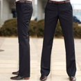 thumbnail image 4 of Pantalones de traje para hombre con trenzas grises, pantalones de talla grande para hombre, traje ajustado, ropa de trabajo, verano vintage 2024, elegante, con estilo, barato, 4 of 5
