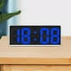 thumbnail image 1 of Reloj Despertador BLESIY con pantalla LED Temperatura Fecha azul, 1 of 6
