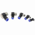 thumbnail image 2 of Conector de tubo neumático hexagonal 4mm-12mm SOBREDOSIS Tubo de manguera 1/8 "1/4" 3/8 "1/2" BSP Hilo masculino L Forma Gas Junta rápida Ajuste, 2 of 6