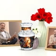 thumbnail image 6 of JAGASY Cat Urn for Ashes for Sister, Teal Blue Small Urns for Human Ashes Keepsake, Sunset Rocky Landscape & Tree Decorative Mini Urns for Siblings, Purple Flowers Urn for Brother, (3 Inch), 6 of 7