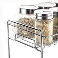 thumbnail image 4 of Yeacher 2-Tier Spice Rack Standing Rack Kitchen Bathroom Countertop Storage Organizer Bottle Shelf Holder Chrome, 4 of 7